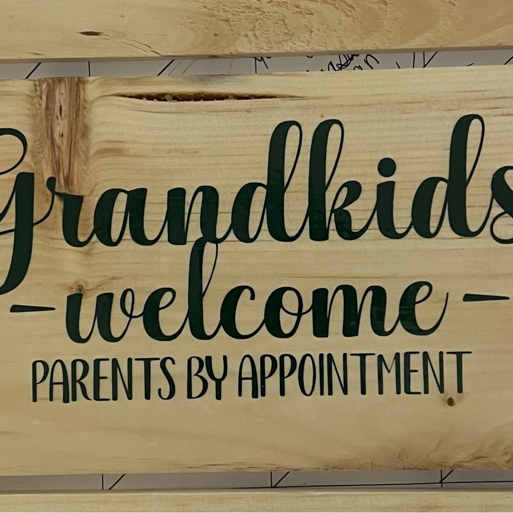 Rustic Wooden Welcome Sign
